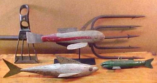 Antique Fishing Collectibles - Miscellaneous Antique Fishing Lures, Reels,  and Tackle