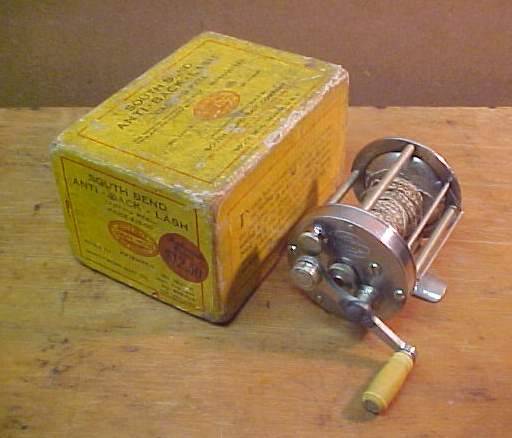 Antique Fishing Collectibles - Miscellaneous Antique Fishing Reels and Boxes